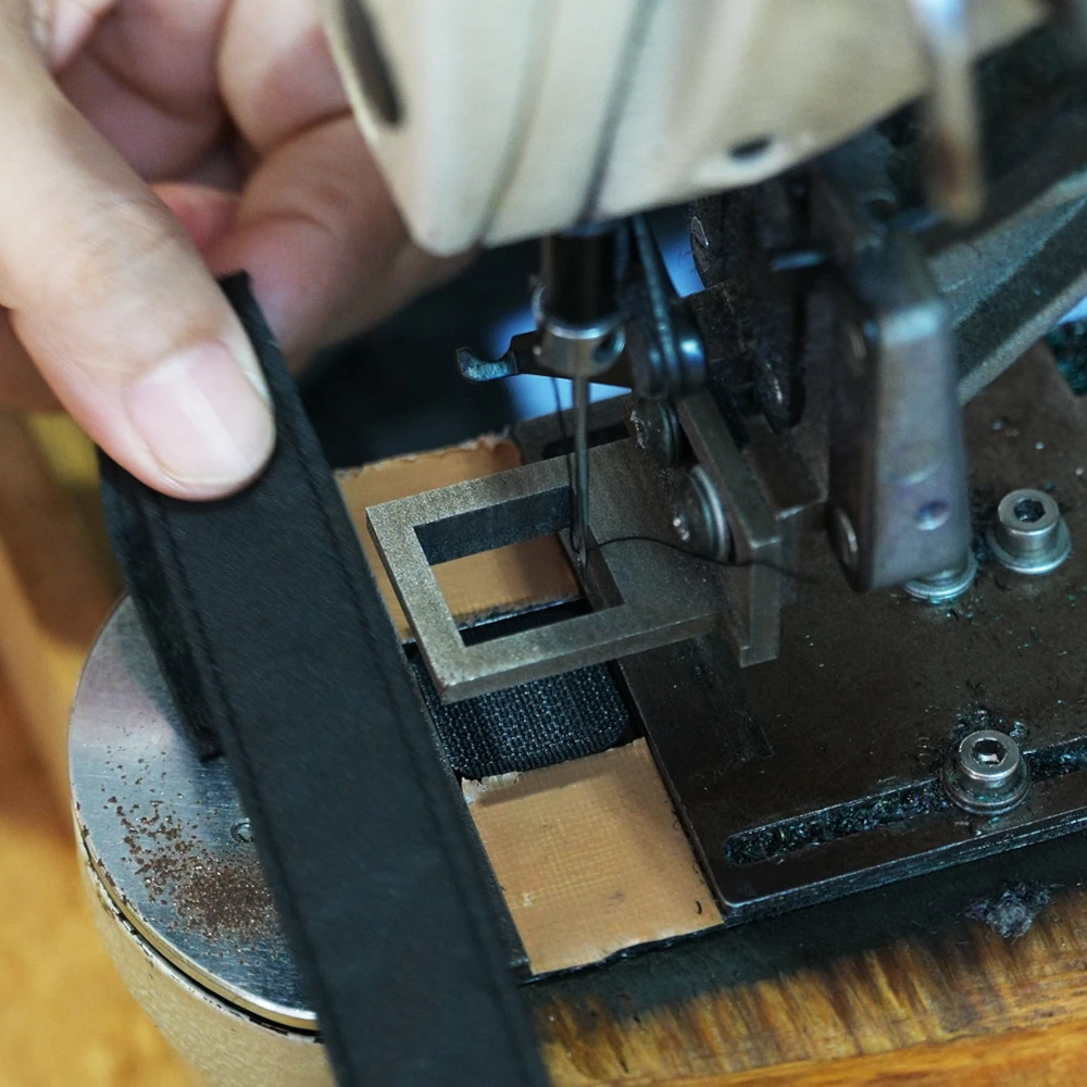 golf umbrella factory velcro sewing process
