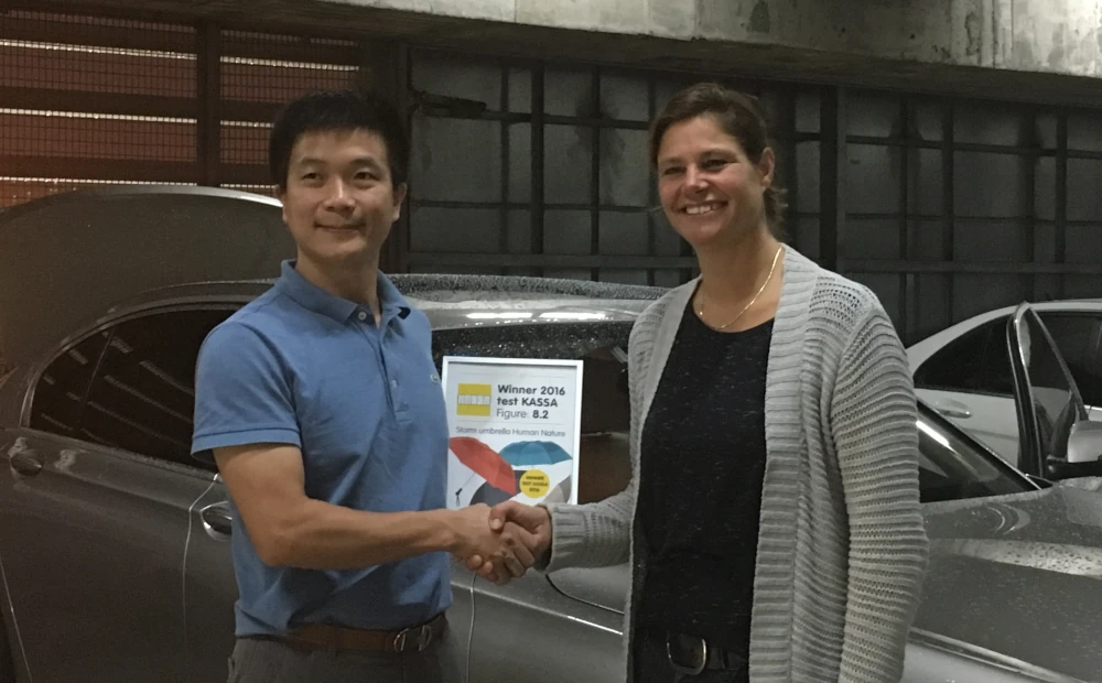 Award Presentation in Shenzhen Parking Lot