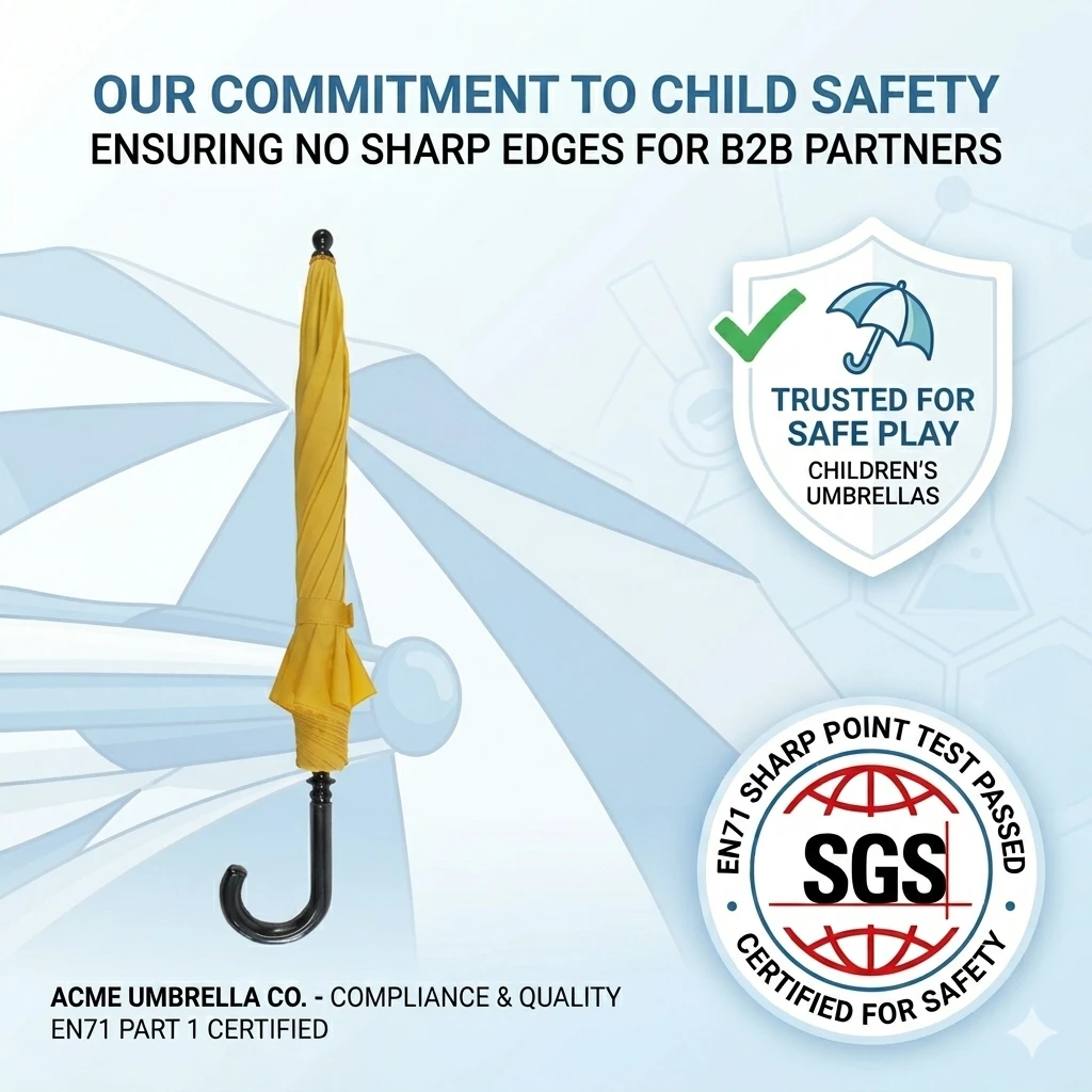 Topumbrella Passes SGS EN 71 Test for Children's Umbrellas