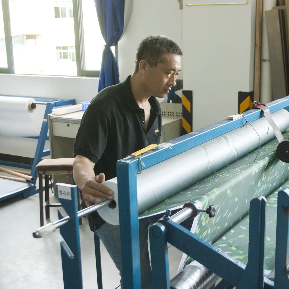 umbrella manufacturer fabric cutting