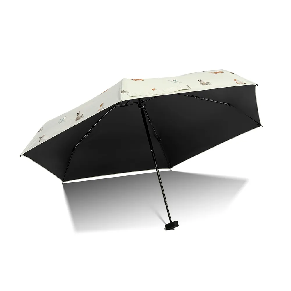 TU2220 Five-fold portable flat folding umbrella