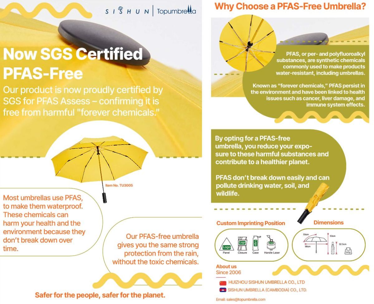 PFAS-Free umbrella