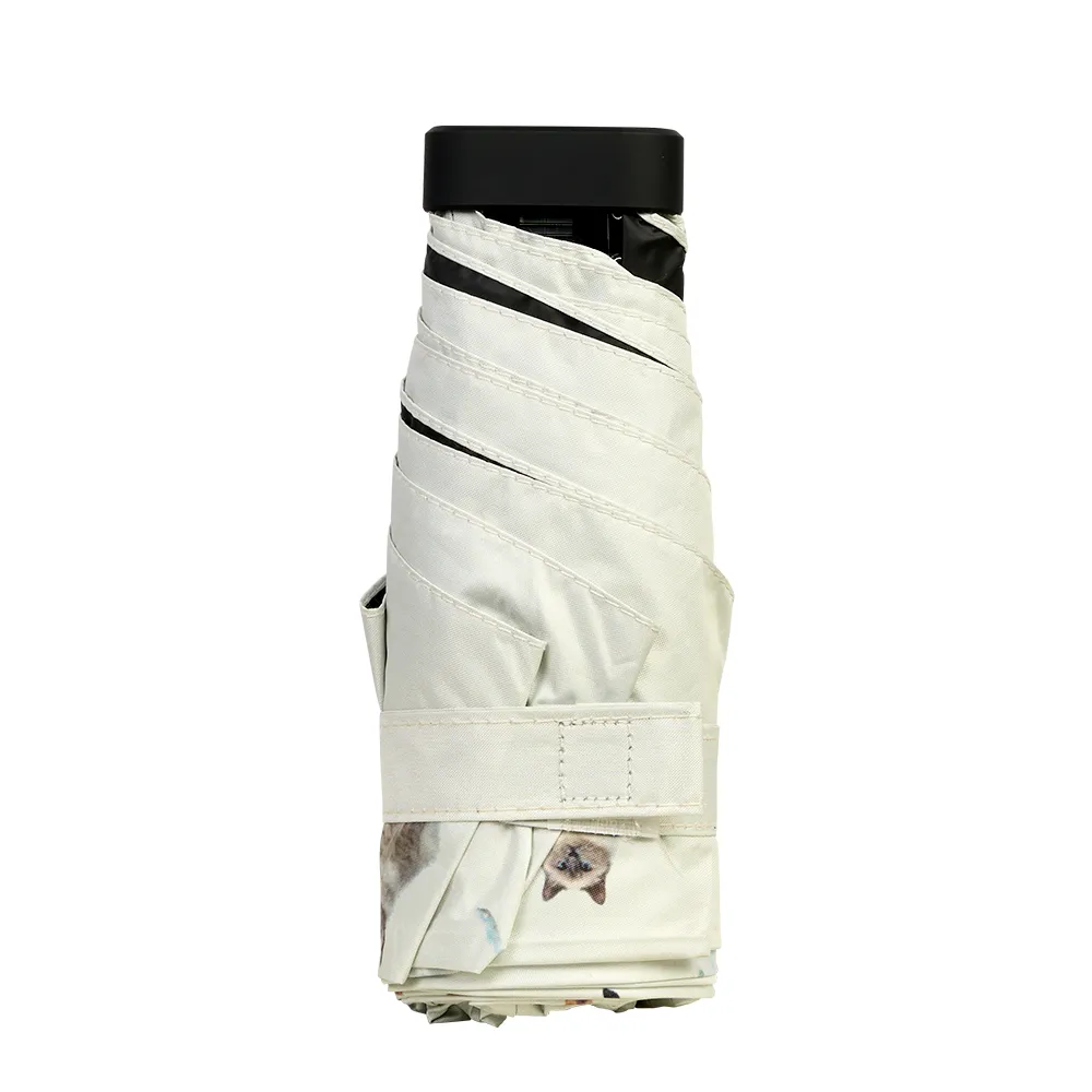 TU2220 Five-fold portable flat folding umbrella