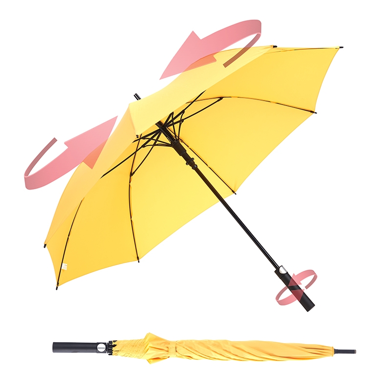 TU2119 Rotate the medium rod straight bone umbrella