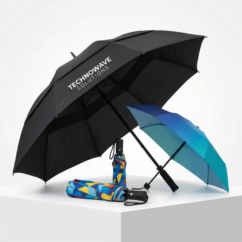 Custom and promotional umbrellas for B2B branding - wholesale umbrella factory