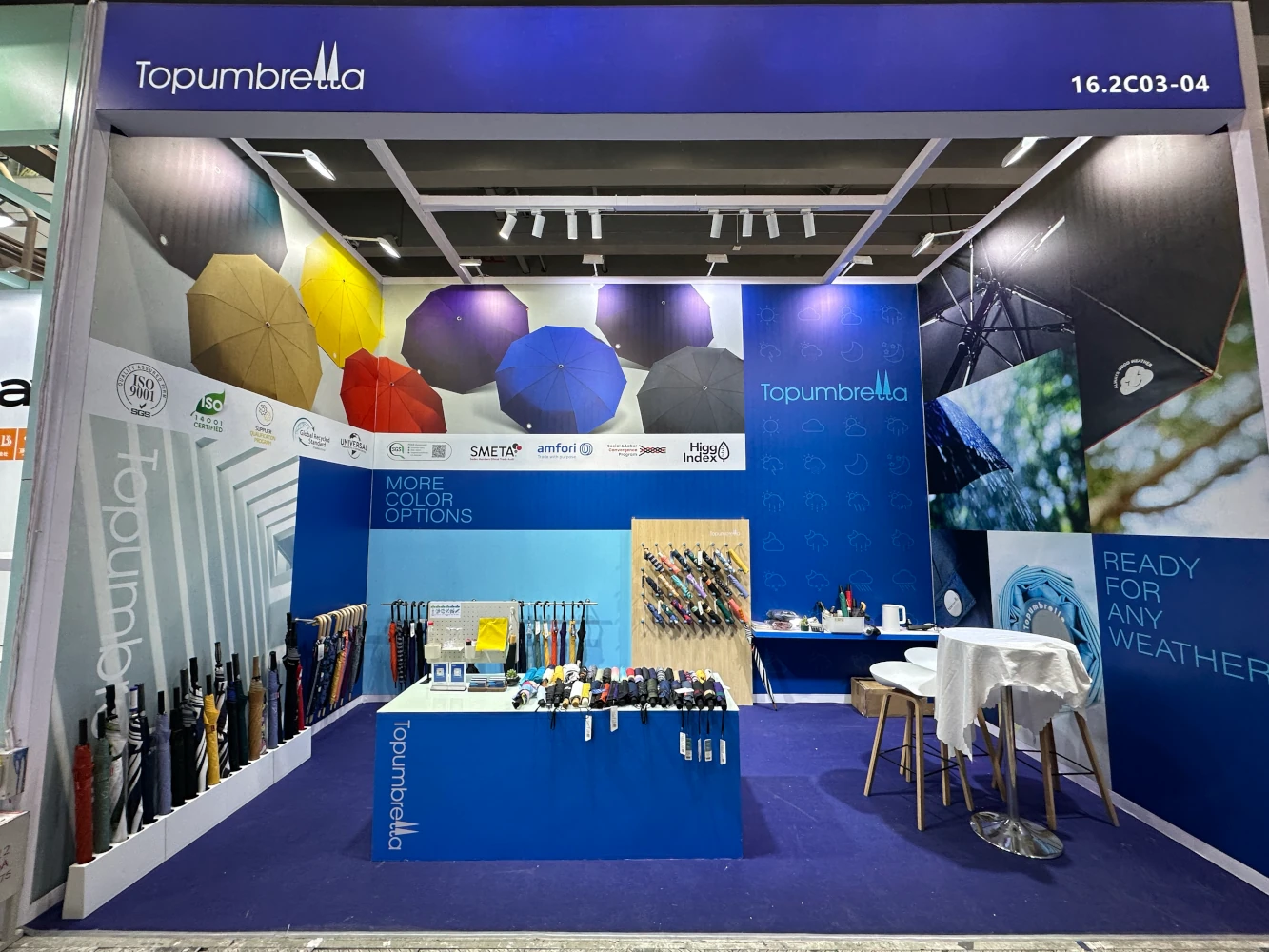 Topumbrella booth Canton Fair 2026 umbrella manufacturer exhibition