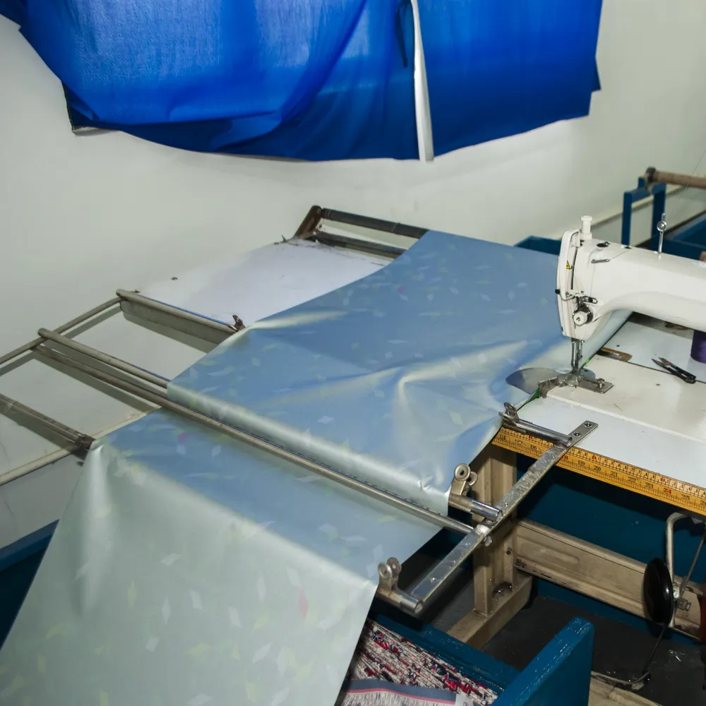 umbrella manufacturer fabric edge sewing 