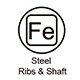 Steel Ribs&Shaft