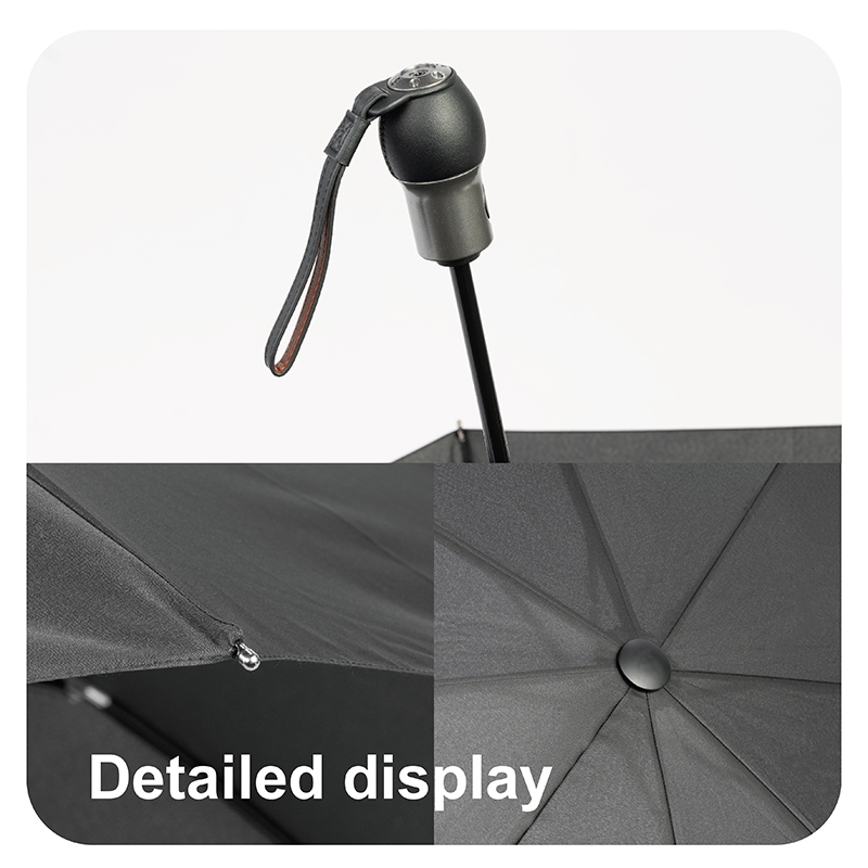 leather umbrella，folding umbrella，business umbrella