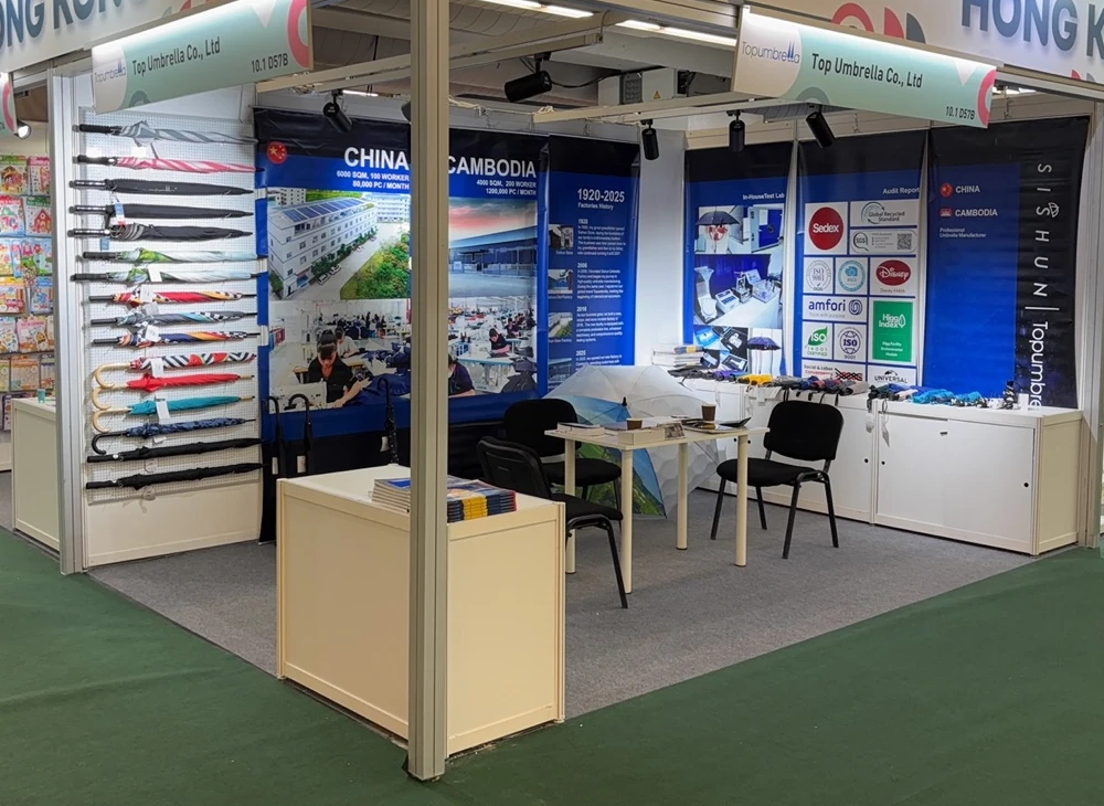 Top Umbrella Co., Ltd exhibition booth at Ambiente Frankfurt