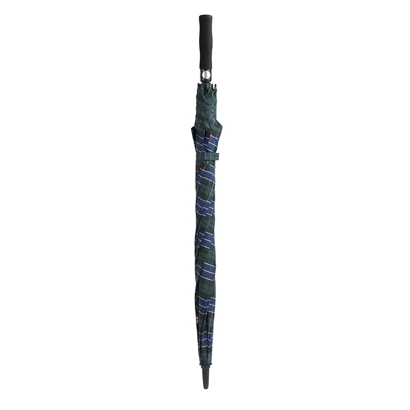 TU2164 Checkered Pattern Auto Golf Umbrella
