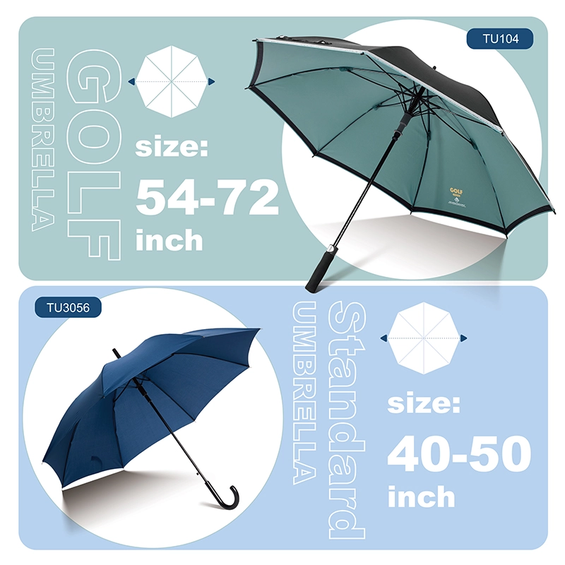 Golf umbrella size