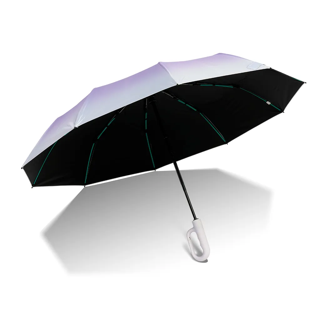 folding umbrella,folding umbrella with UV protection, large folding umbrella, automatic open close folding umbrella, 10 rib windproof umbrella, buckle handle umbrella